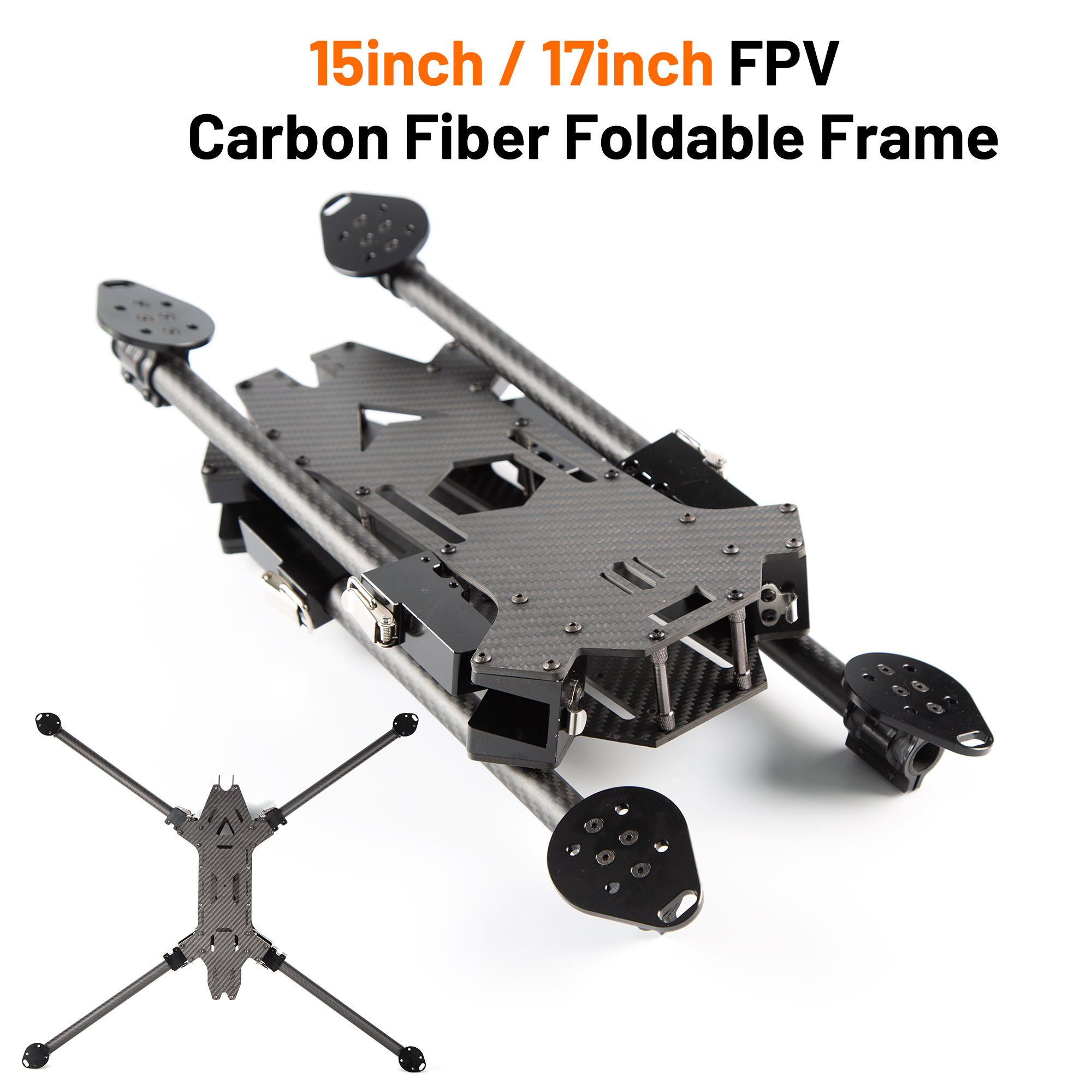 Fpv Drone Kit - 15inch /17inch FPV Carbon Fiber Foldable