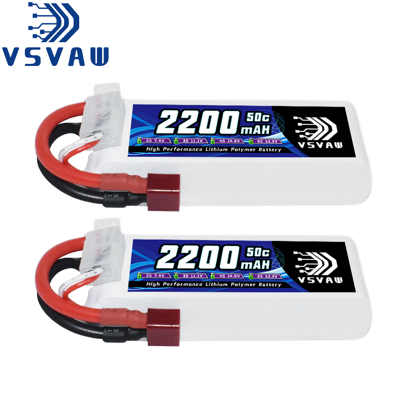 Fpv Drone Battery - VSVAW 7.4V 2200mah 2S Drone Lipo