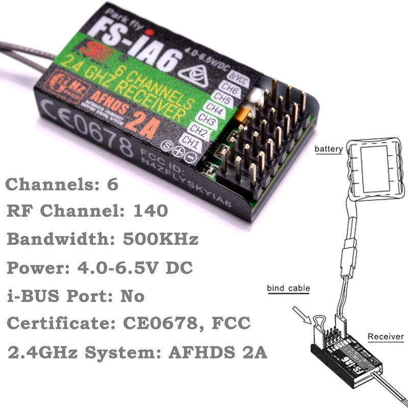 Flysky FS-IA6 Receiver 6CH Dua - Fpv Drone Antenna incelemesi ve fiyatı