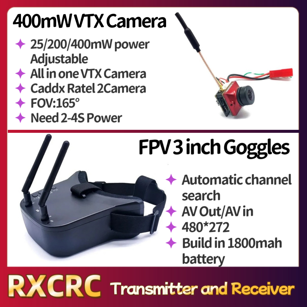 RXCRC 5.8G Module transmitter  - Fpv Drone Goggles incelemesi ve fiyatı