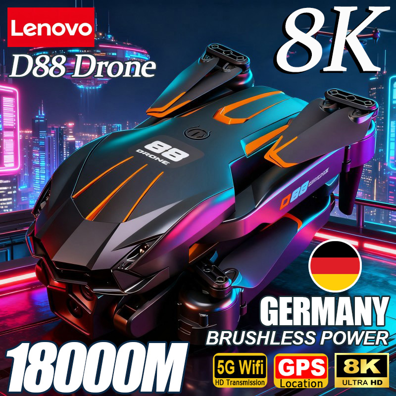 Lenovo D88 Drone 8K Aerial HD  - Fpv Drone Charger incelemesi ve fiyatı