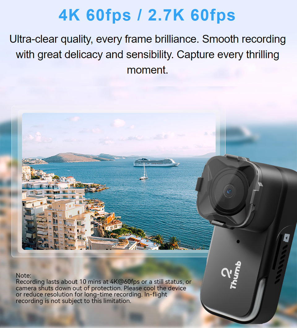 New Version RunCam Thumb 2 4K  - Fpv Drone Camera incelemesi ve fiyatı