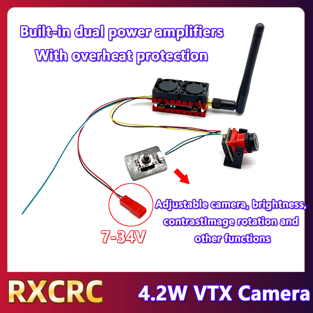 RXCRC 5.8G 48CH 4.2W High Powe - Fpv Drone Camera incelemesi ve fiyatı