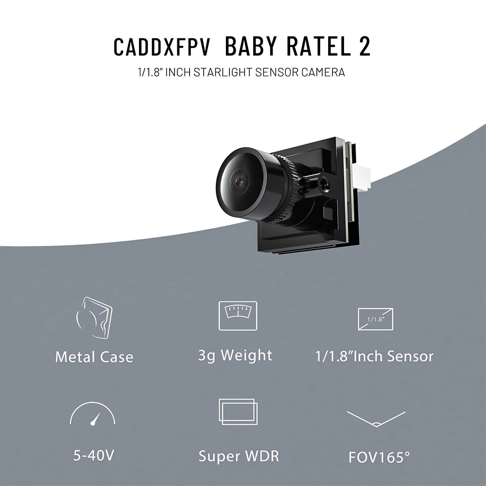 CADDX Micro FPV Camera Ratel 2 - Fpv Drone Camera incelemesi ve fiyatı