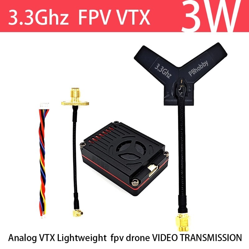 3.3GHz FPV VTX/VRX  3W Analog  - Fpv Drone Transmitter incelemesi ve fiyatı
