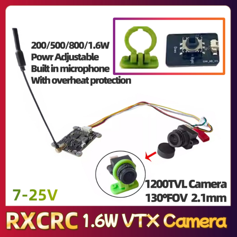 RXCRC 5.8G Module 48CH 1.6W VT - Fpv Drone Camera incelemesi ve fiyatı