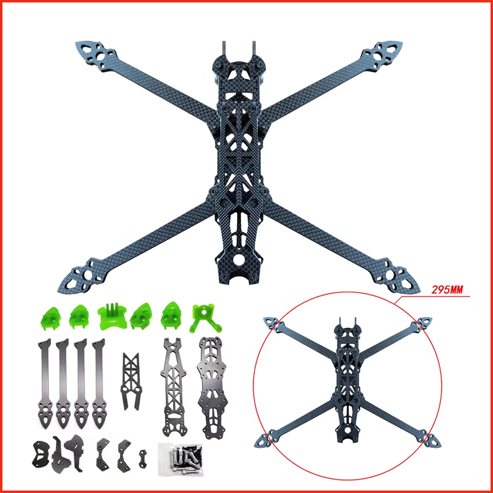 1pcs Mark4 Mark 4 HD 7inch 295 - Fpv Drone Quadcopter incelemesi ve fiyatı