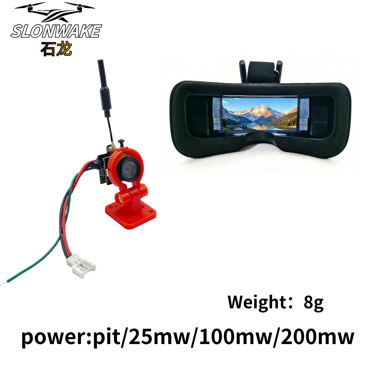 Slonwake 5.8G 48CH 200mW FPV D - Fpv Drone Camera incelemesi ve fiyatı