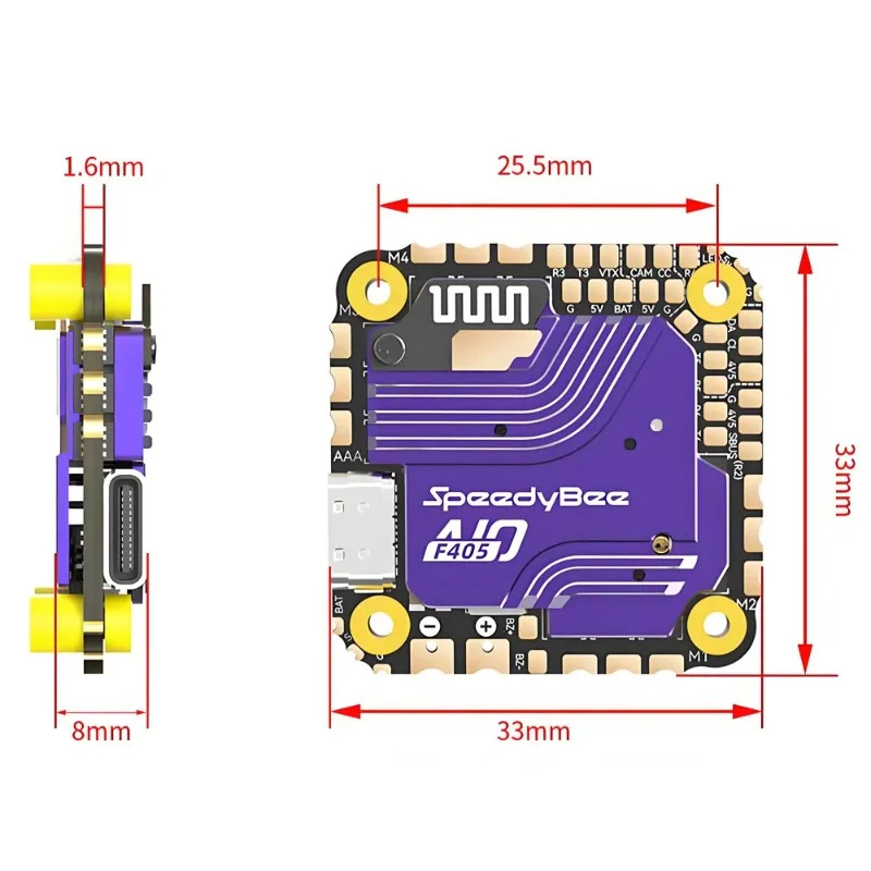 SpeedyBee F405 AIO Flight Cont - Fpv Drone Flight Controller incelemesi ve fiyatı