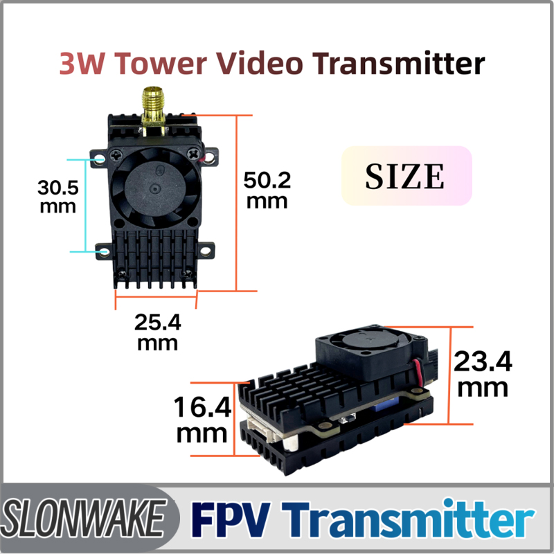 SLONWAKE 5.8G 3000mW Simulatio - Fpv Drone Transmitter incelemesi ve fiyatı