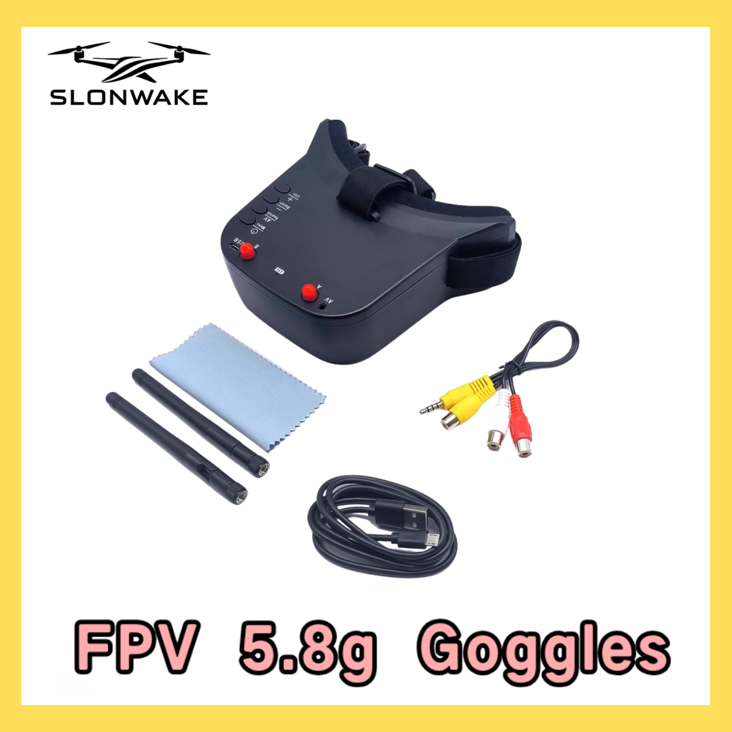 SLONWAKE 5.8G 48CH FPV 400mw V - Fpv Drone Camera incelemesi ve fiyatı